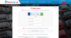 Desktop Screenshot of partfinder.ie